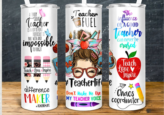 TEACHER LIFE TUMBLER